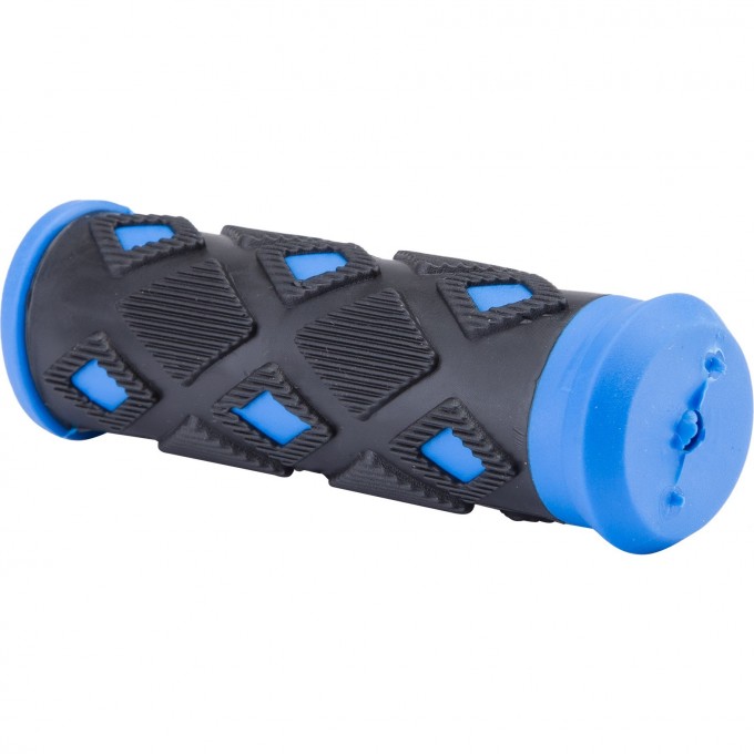 Грипсы TEN-008 95 мм чёрно-синие 150273