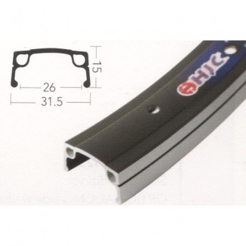 Обод 16" P-7X HJC 28H одинарный, серебристый Обод 16" P-7X HJC 28H одинарный, серебристый