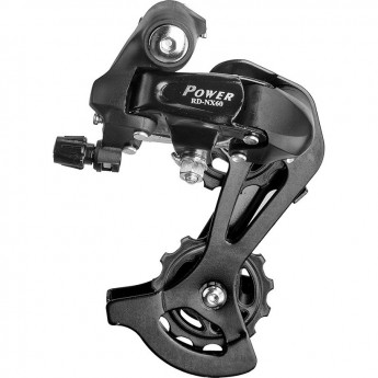 Переключатель скоростей задний Power RD60-A на 6-7 скоростей, чёрный Переключатель скоростей задний Power RD60-A на 6-7 скоростей, чёрный