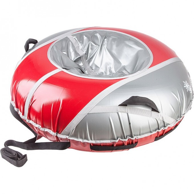 Санки надувные STELS D125 см усиленные, серо-красные 710112