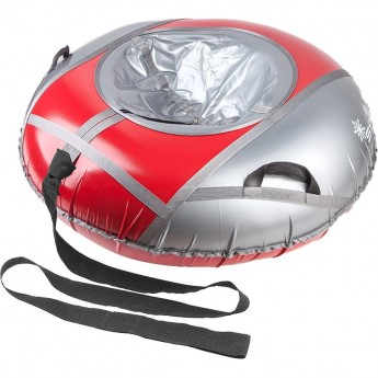 Санки надувные (тюбинг) STELS 125 см, тент без камеры СН040.125, серый/серый+красный