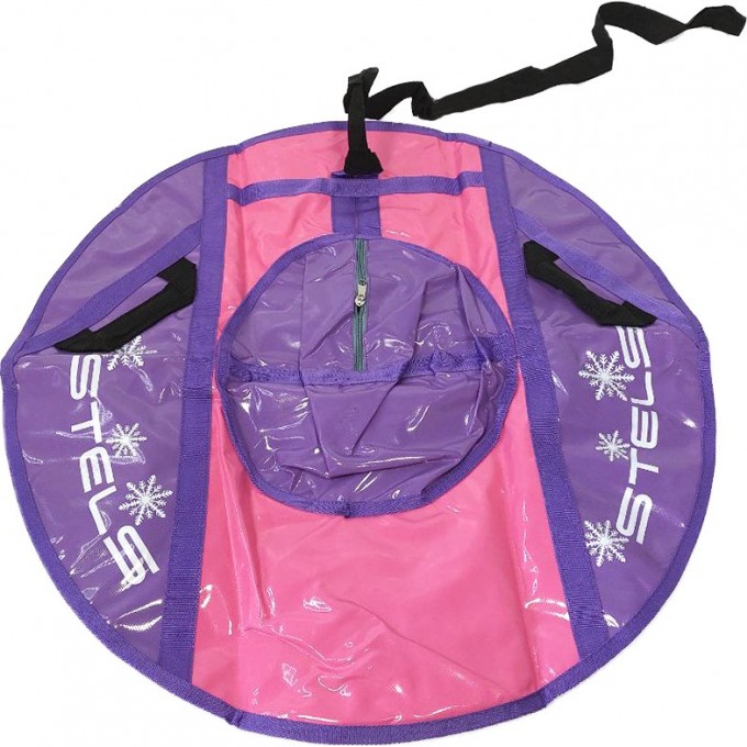 Санки надувные (тюбинг) STELS 80 см тент без камеры СН040, синий/бирюзовый-синий 2007000073131