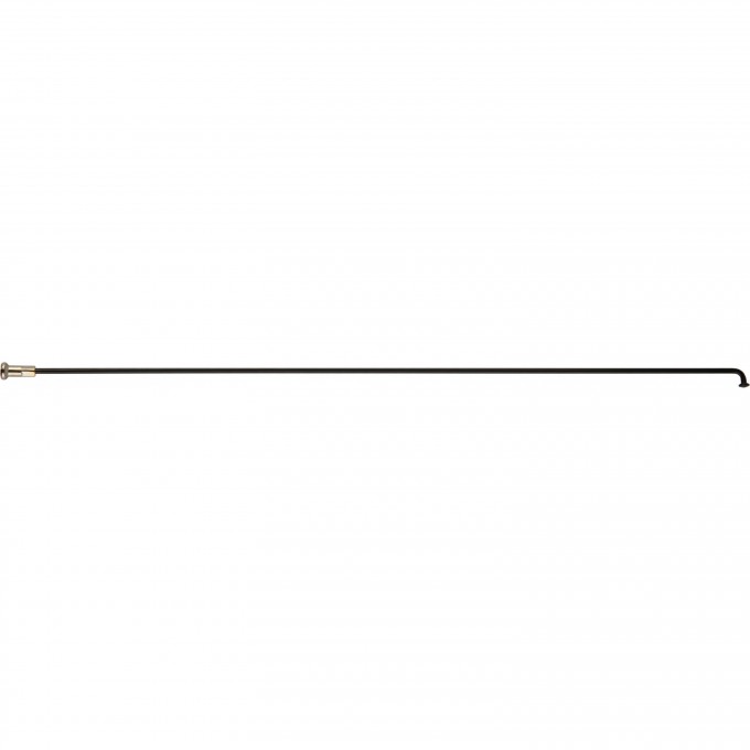 Спица с латунным ниппелем 175 мм, стальная чёрная 490087