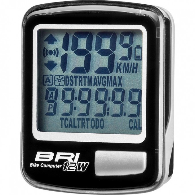 Велокомпьютер STELS BRI-12W черный 060055
