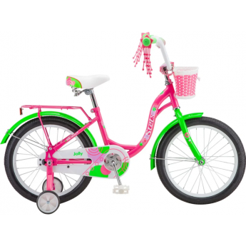 Велосипед STELS 18" Jolly V010 (LU092130) пурпурный-зеленый Велосипед STELS 18" Jolly V010 (LU092130) пурпурный-зеленый