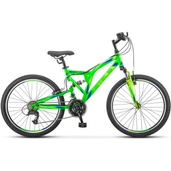 Велосипед STELS Mustang 24" V V020 зеленый/черный (LU085328), рама 16"