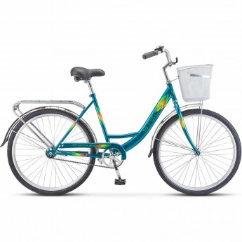 Велосипед STELS NAVIGATOR 26" 245 Z010 Морская волна с корзиной