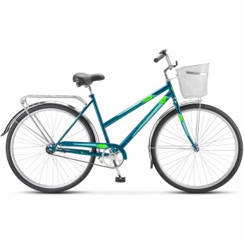 Велосипед STELS Navigator 28" 305 C Z010 (с корзиной) (LU101060) морская волна Велосипед STELS Navigator 28" 305 C Z010 (с корзиной) (LU101060) морская волна