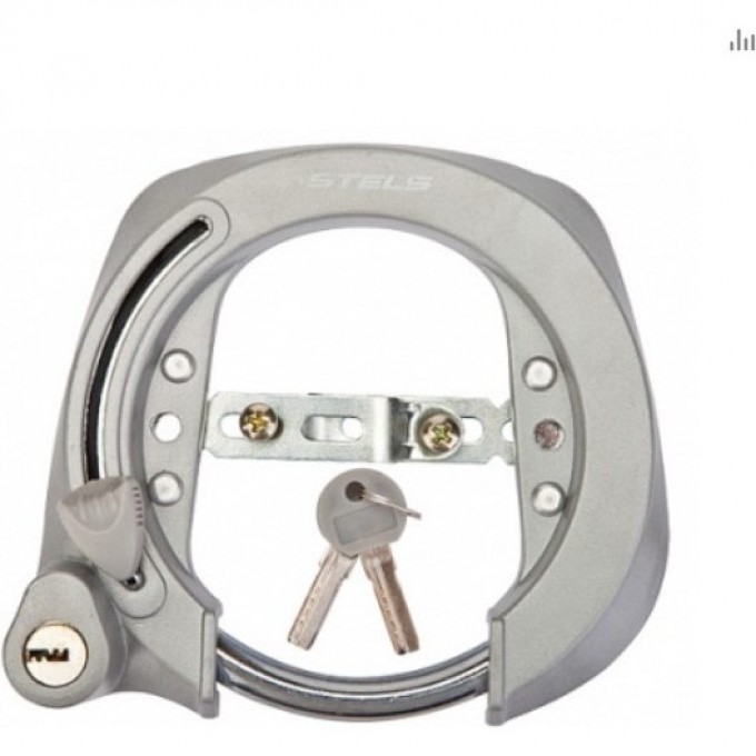 Замок 88705, 136х120 мм, на раму серый 540065